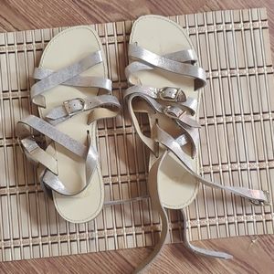 J crew sandals 8.5 gold